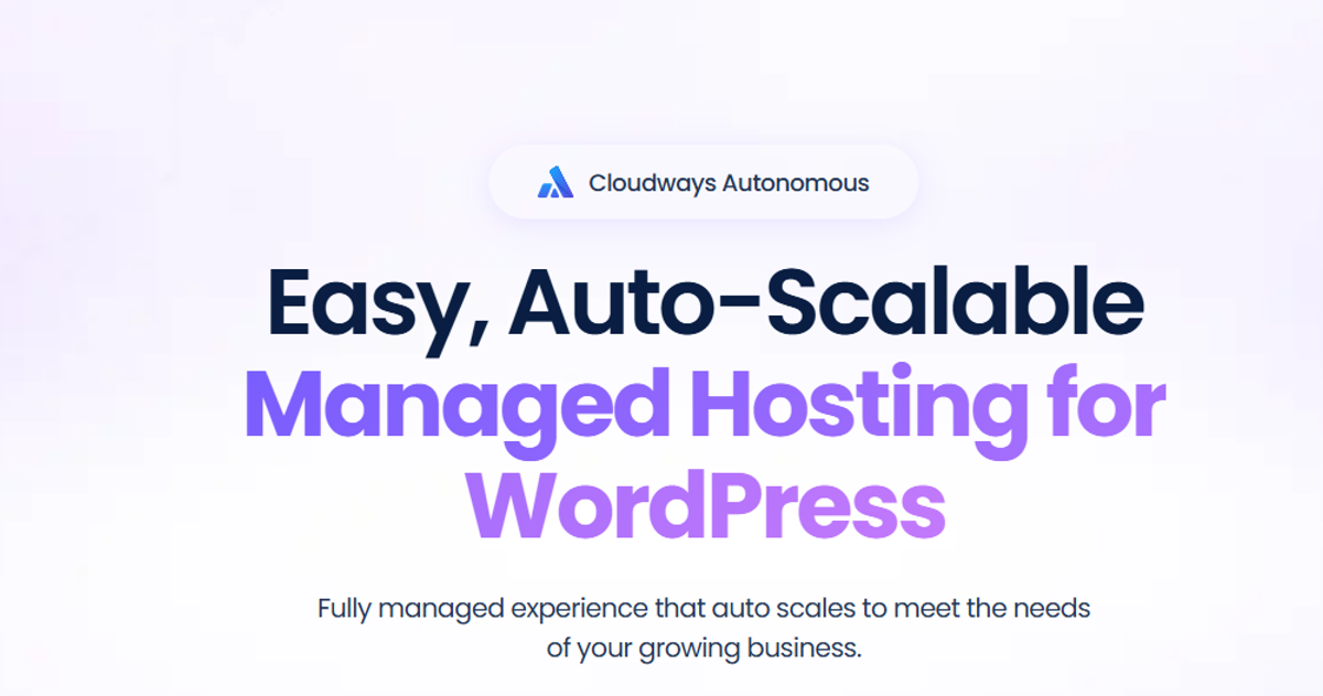 Cloudways WordPress Hosting Review: Flexible vs Autonomous