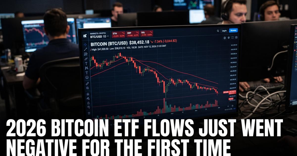 Bitcoin fell toward the $58,000 area on June 26, 2026, as US spot ETFs recorded nearly $700 million in net outflows on June 25 — extending a six-day redemption streak and triggering over $1 billion in crypto market liquidations.