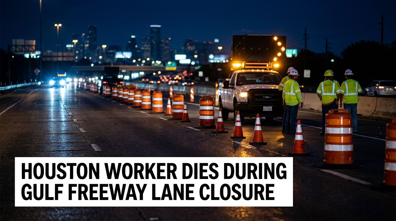 Houston Worker Killed on Gulf Freeway Project