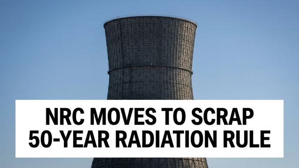 NRC Proposes Scrapping 50-Year-Old Radiation Safety Rule