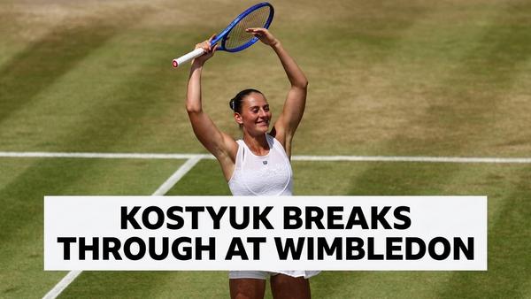 Marta Kostyuk Beats Paolini to Reach Wimbledon Semi-Final