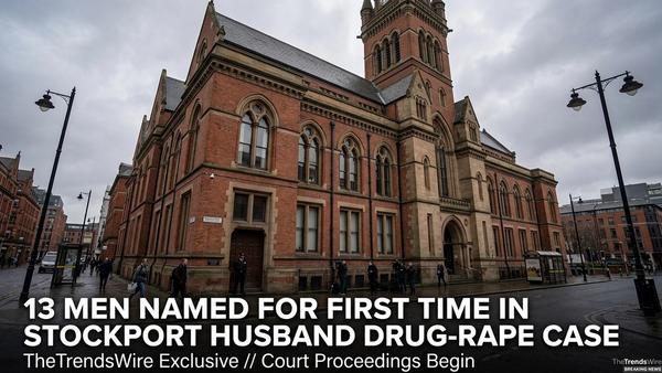13 Men Named for First Time in Stockport Husband Drug-Rape Case