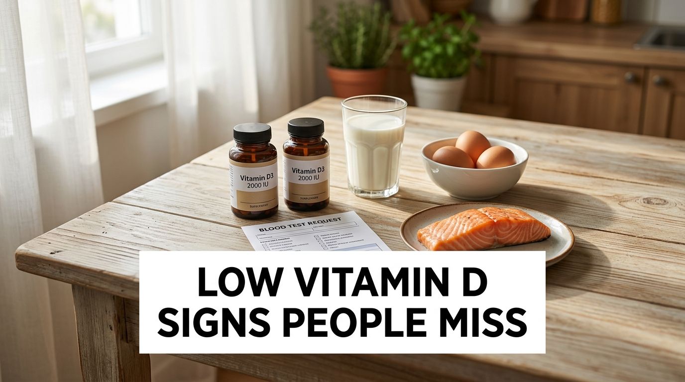Vitamin D Deficiency: Symptoms Most People Miss