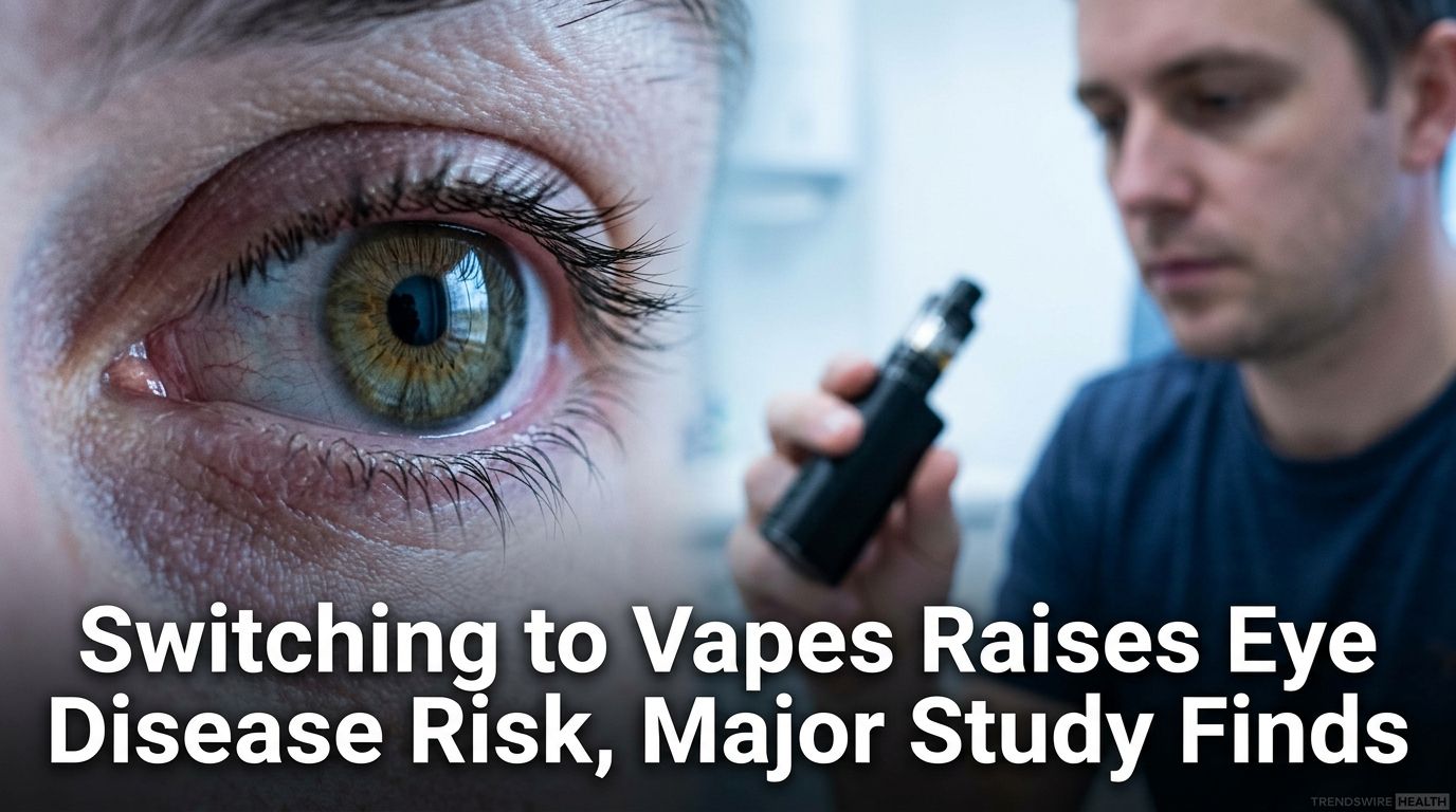 Switching to Vapes Raises Eye Disease Risk, Major Study Finds