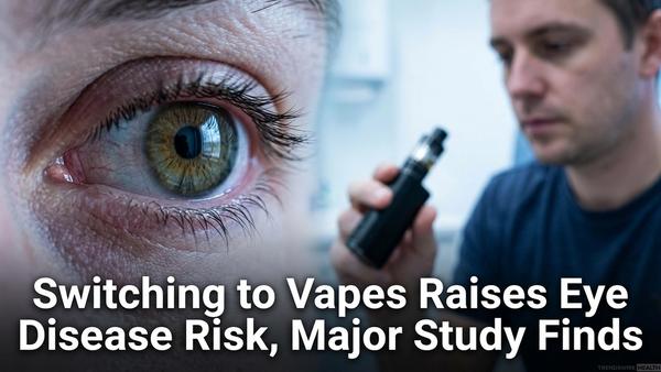 Switching to Vapes Raises Eye Disease Risk, Major Study Finds