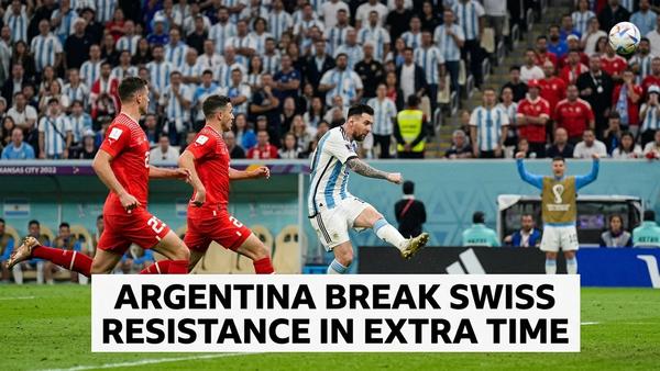 Argentina Beat Switzerland 3-1 After Extra Time