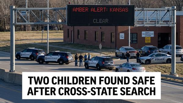Kansas AMBER Alert Canceled After Children Found Safe