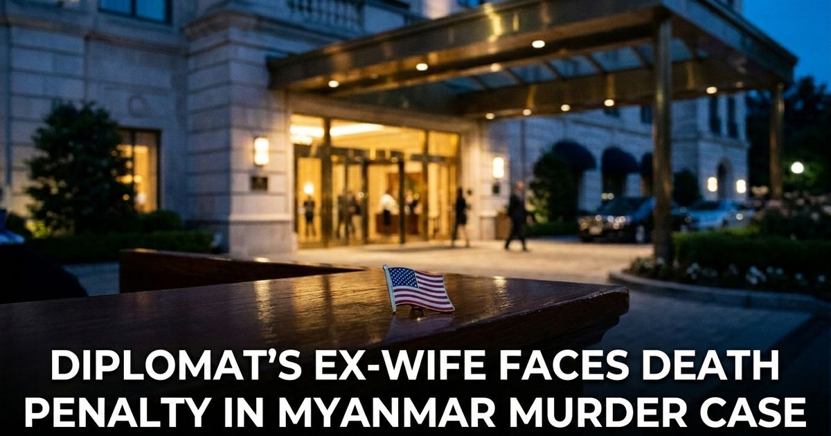 Featured image for "US Diplomat's Ex-Wife Charged With Murder in Myanmar"