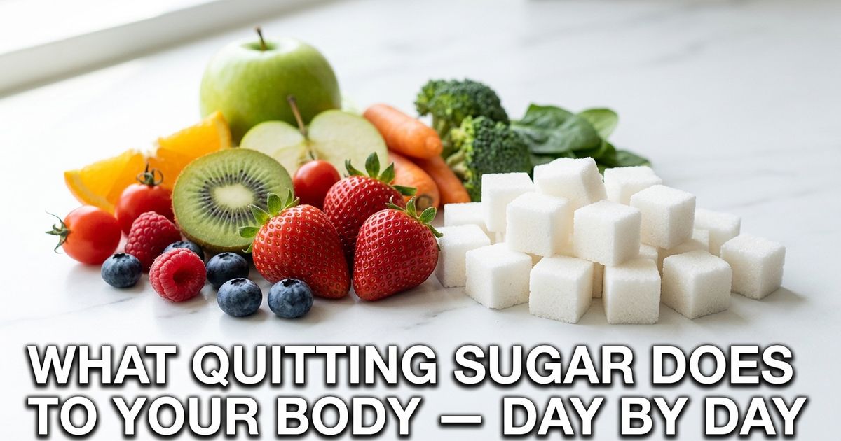 A comprehensive guide to what happens inside your body when you quit sugar — covering the withdrawal timeline, skin benefits, energy changes, mental clarity improvements and long-term health effects.