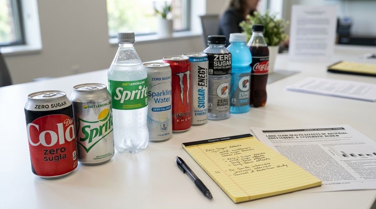 New research links zero-sugar sweeteners like sucralose and saccharin to reduced gut microbiome diversity — with natural alternatives showing different effects.