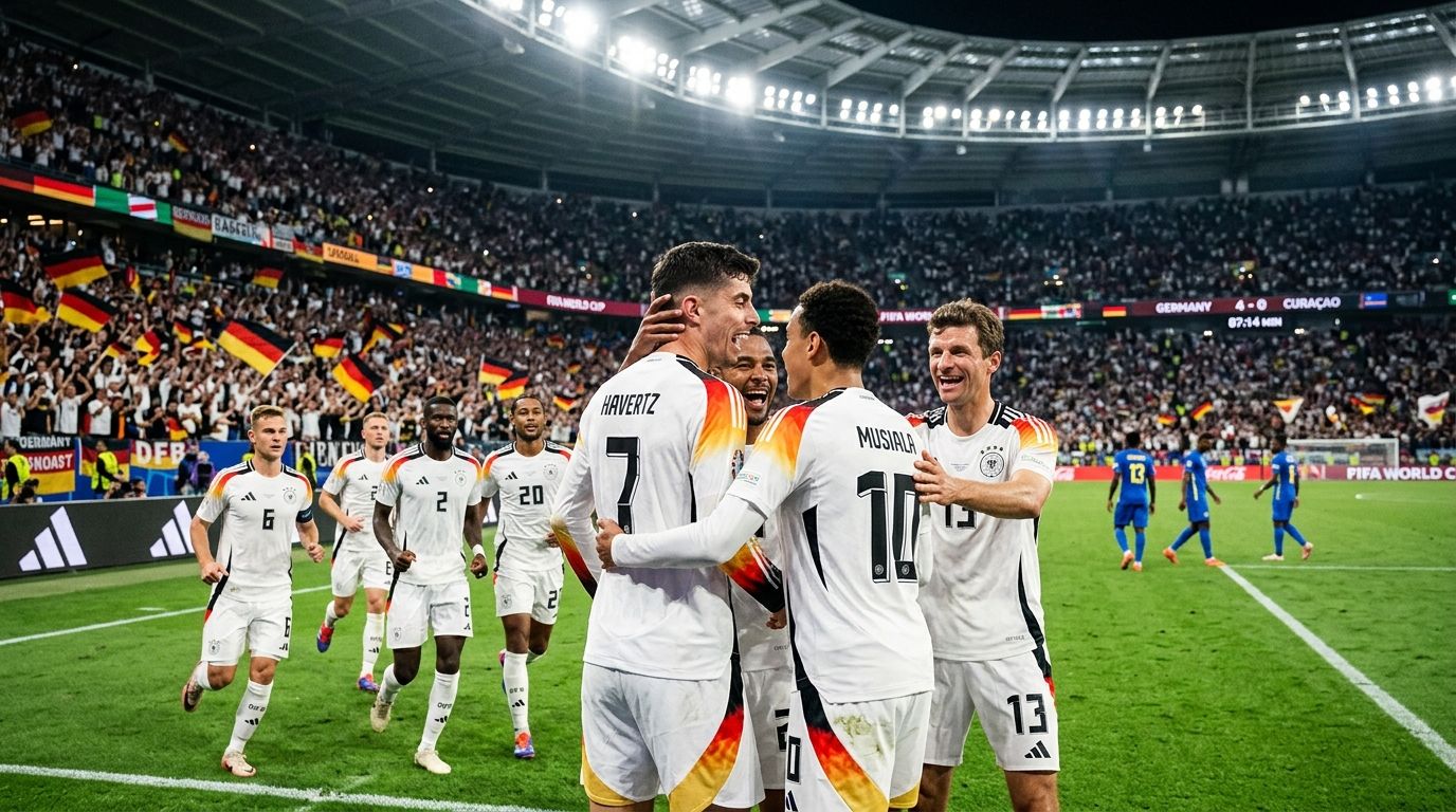 Germany vs Curaçao 7-1: Havertz Leads Group E Win