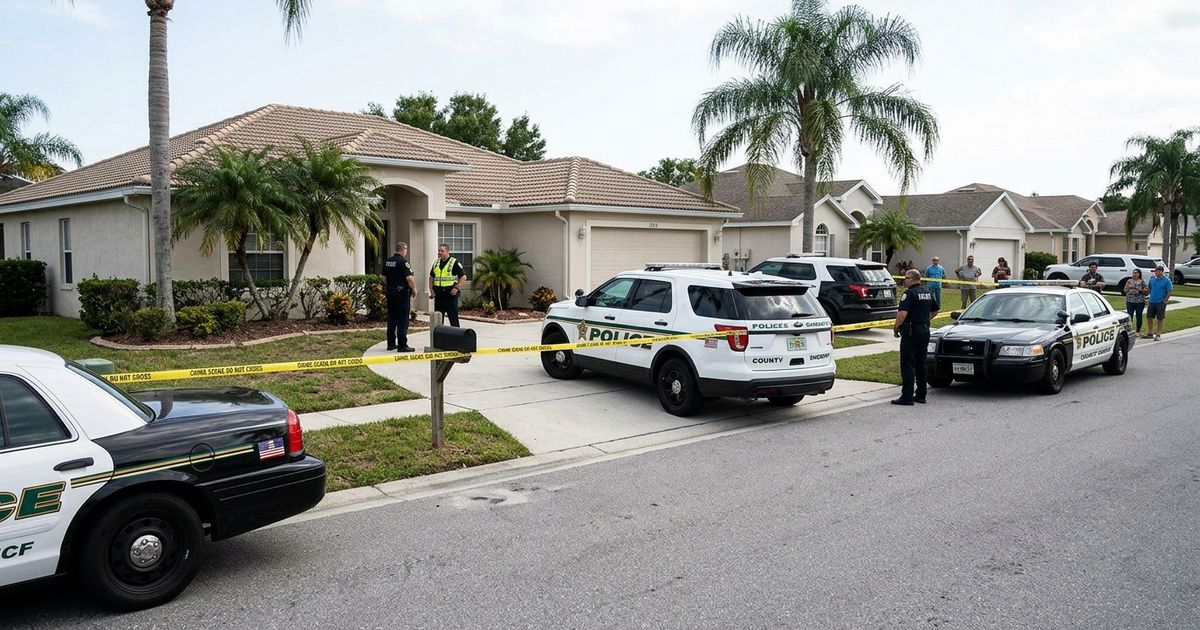 Hillsborough County Sheriff's Office investigates fatal shooting on Burlwood Street in Brandon, Florida.