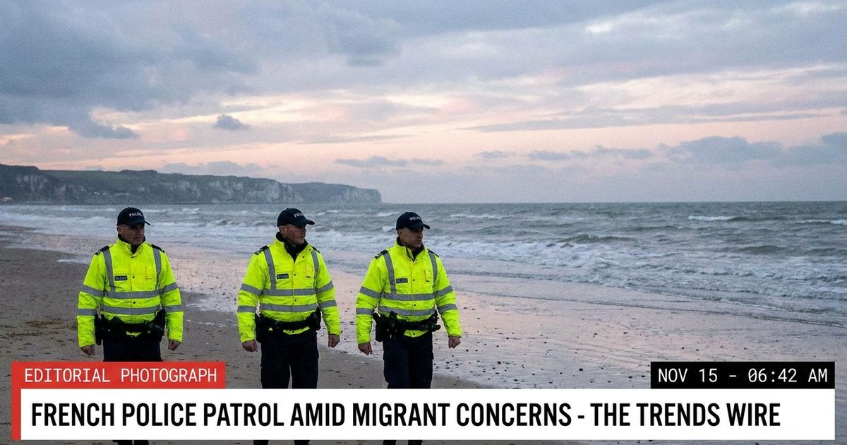 French police patrol northern France beaches under the new £662 million UK-France deal aimed at reducing Channel small boat crossings in 2026.