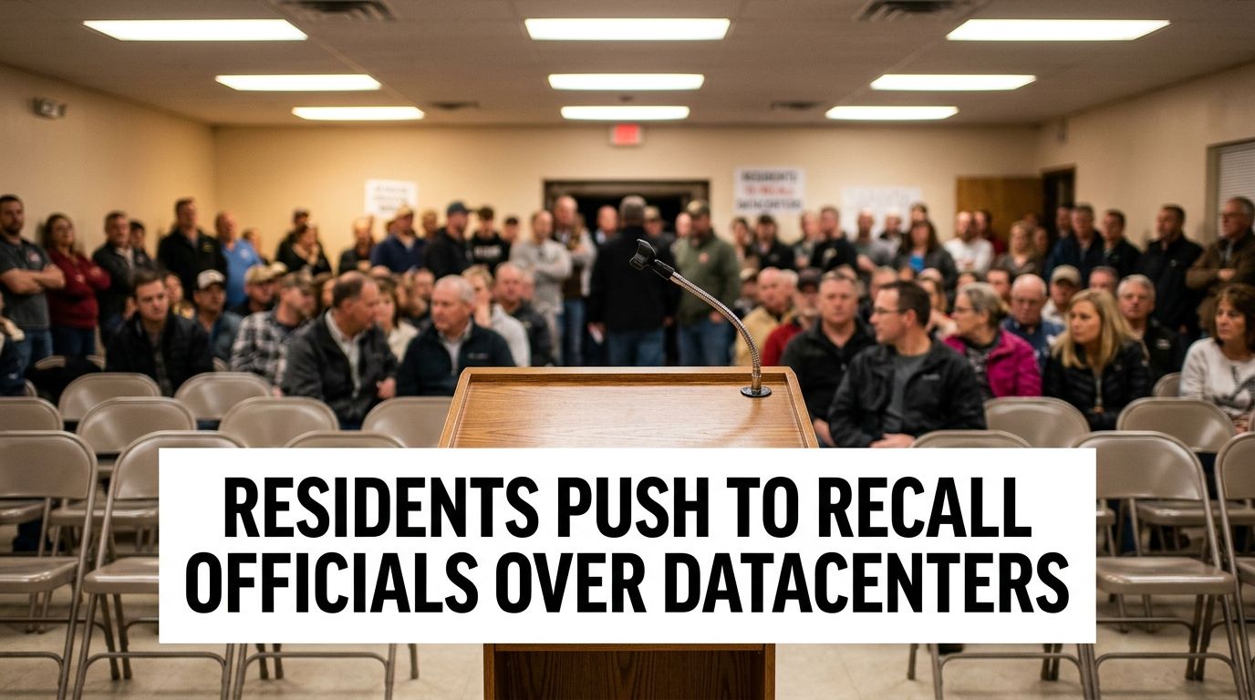 Voters Are Recalling Officials Over Datacenter Deals