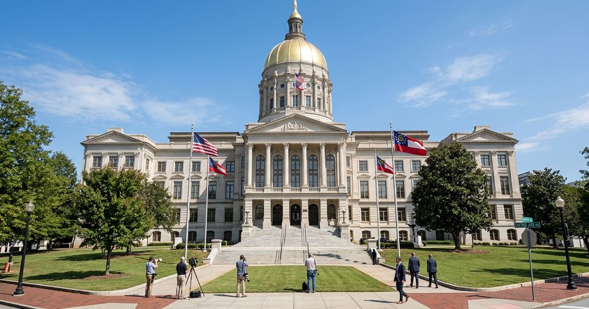 Georgia State Capitol in Atlanta where SB-3EX passed Tuesday, delaying the QR code ballot tabulation ban and scaling back a hand recount requirement.