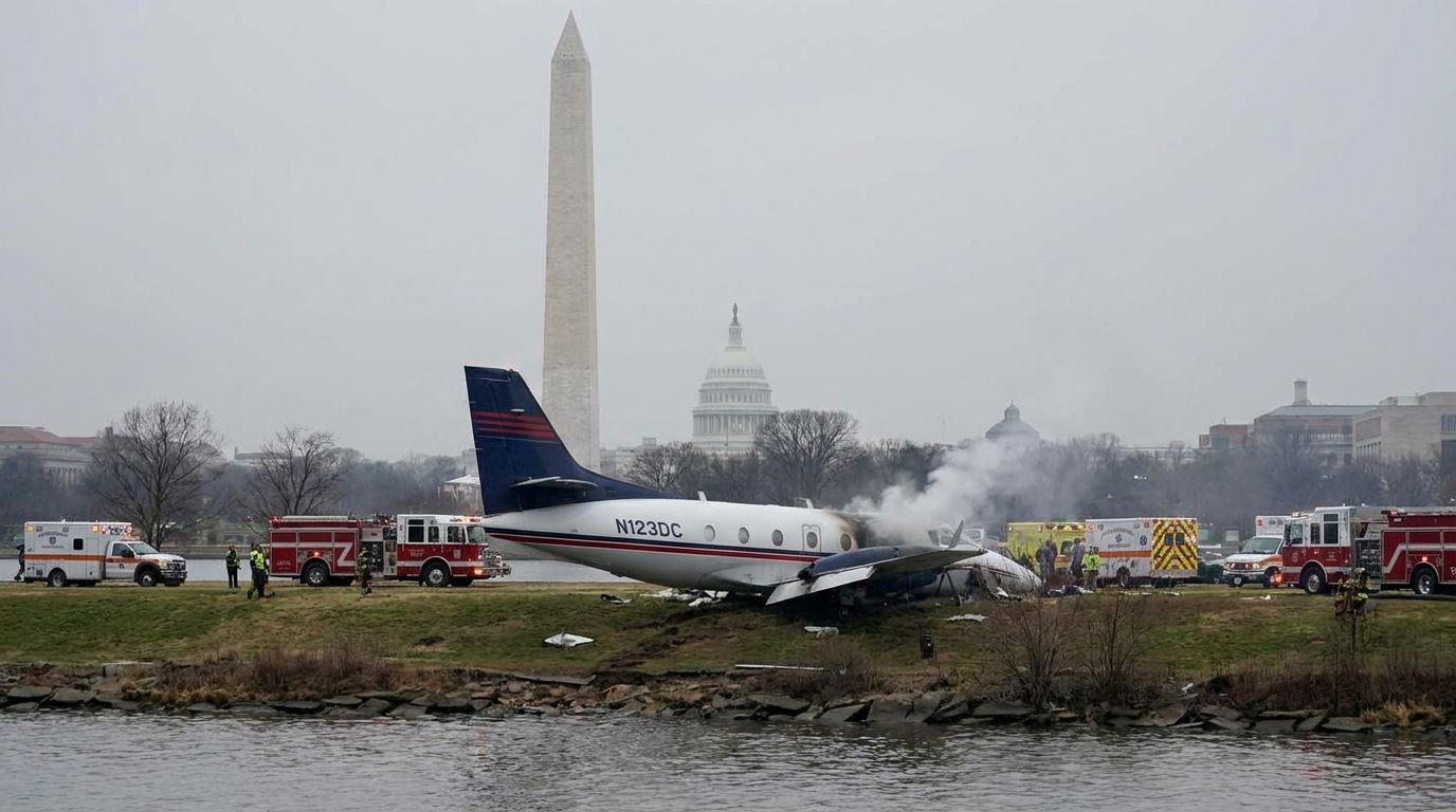 Pilot, Two Passengers Killed in Plane Crash Near D.C.
