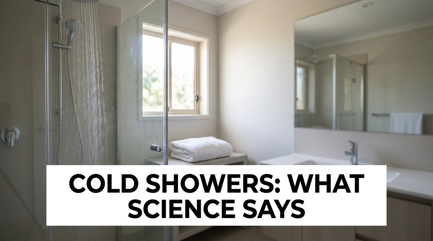 Benefits of Cold Showers: What Science Actually Says