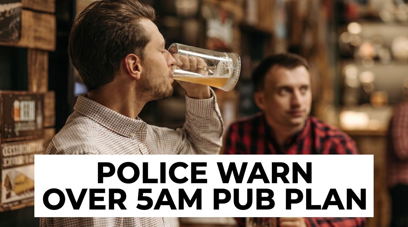 Police Criticise 5am Pub Rule for England Mexico Match
