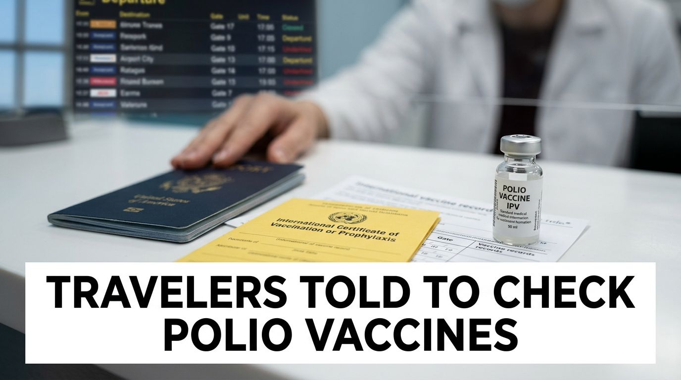 Polio Vaccine Records Back in Focus for Travelers