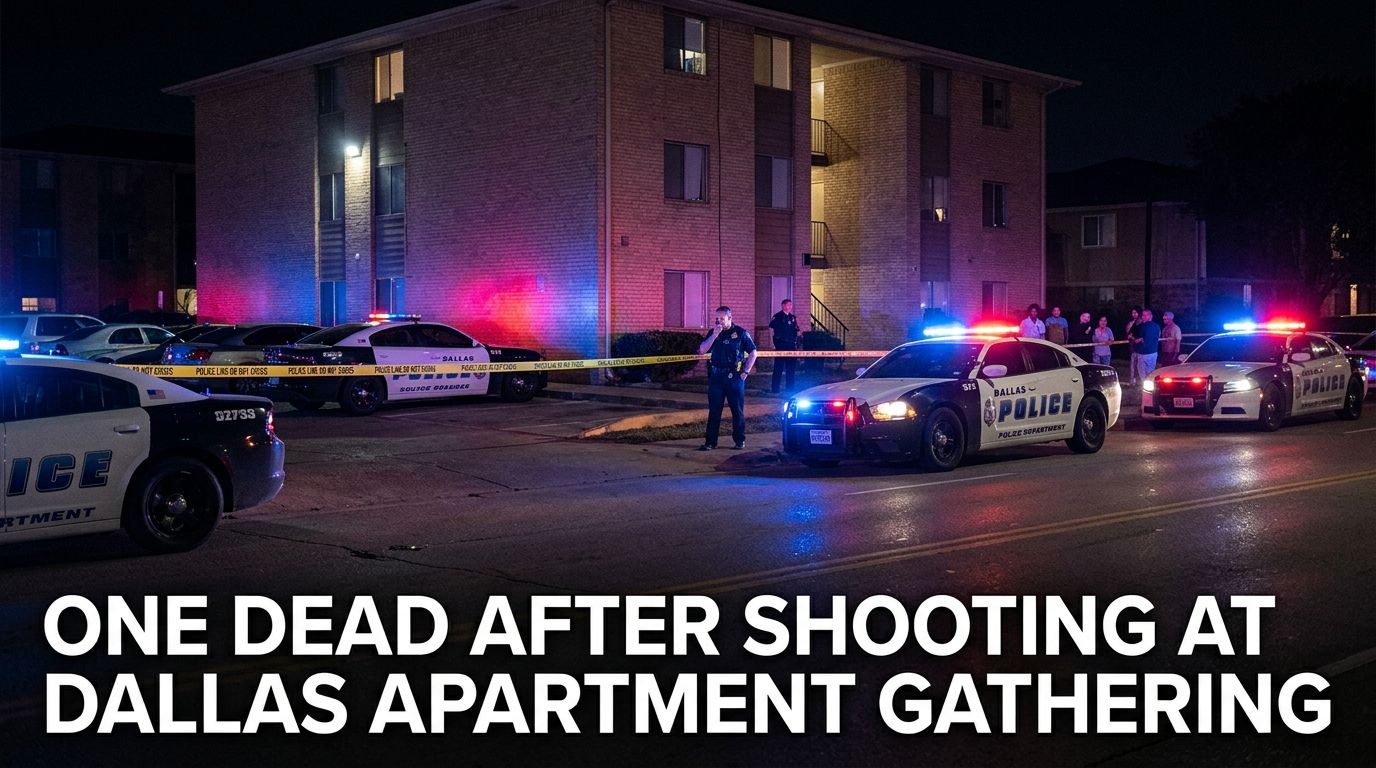 Fight at Dallas Apartment Ends in Shooting Death, One Person Detained