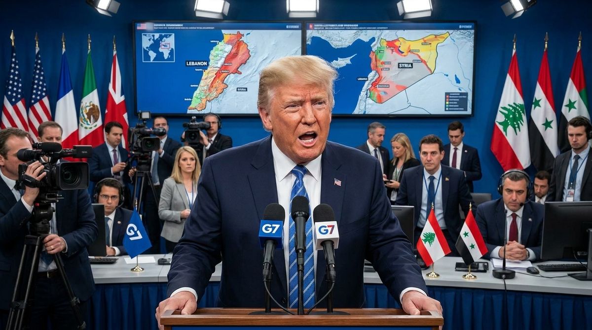 Trump Iran deal enters second stage after G7 remarks on nuclear terms and Hormuz shipping.