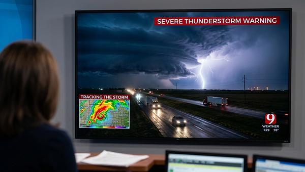 Severe Thunderstorm Watch Warns of 80 MPH Winds