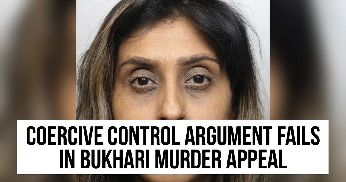 UK Crown Court entrance representing the Ansreen Bukhari murder sentence appeal ruling