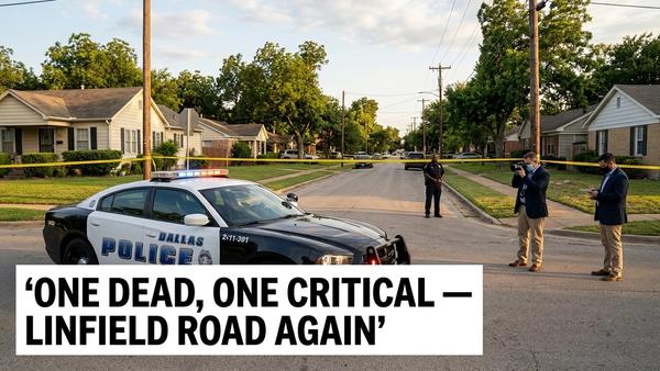 One Dead, One Critical in Second Shooting on Dallas's Linfield Road in Two Days