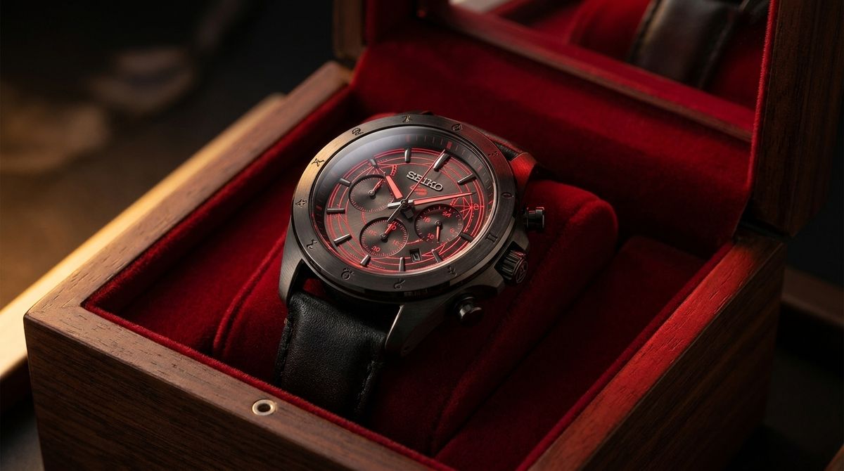 Seiko Fullmetal Alchemist watch reservations open for Edward Elric collector model.