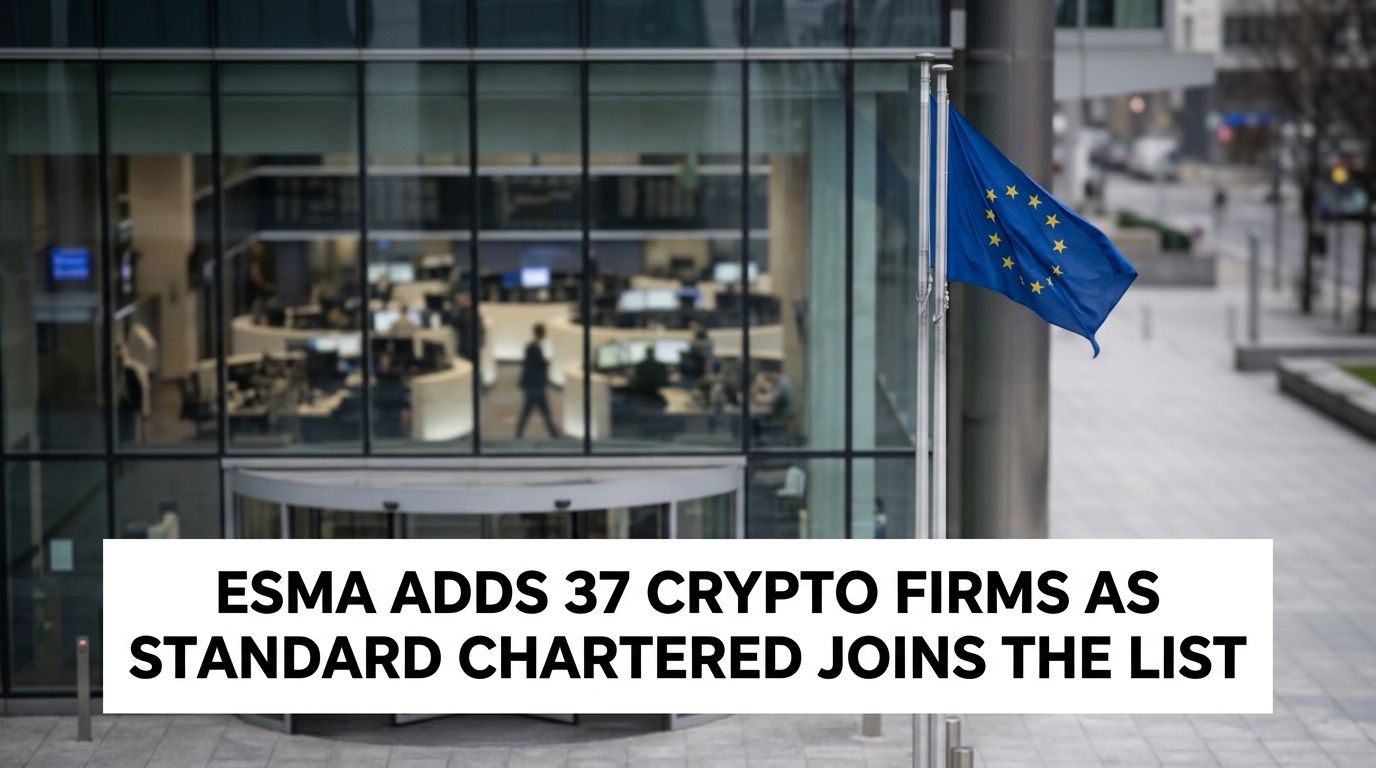 Standard Chartered Wins MiCA License as EU Crypto List Hits 280