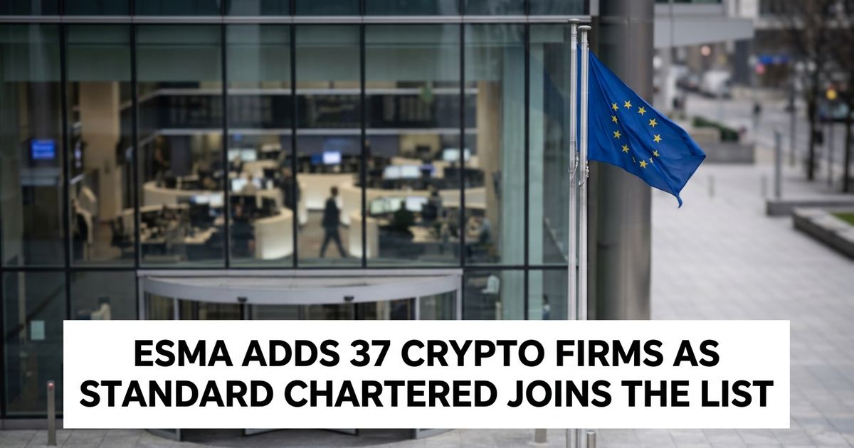 European bank headquarters representing Standard Chartered's new MiCA crypto license