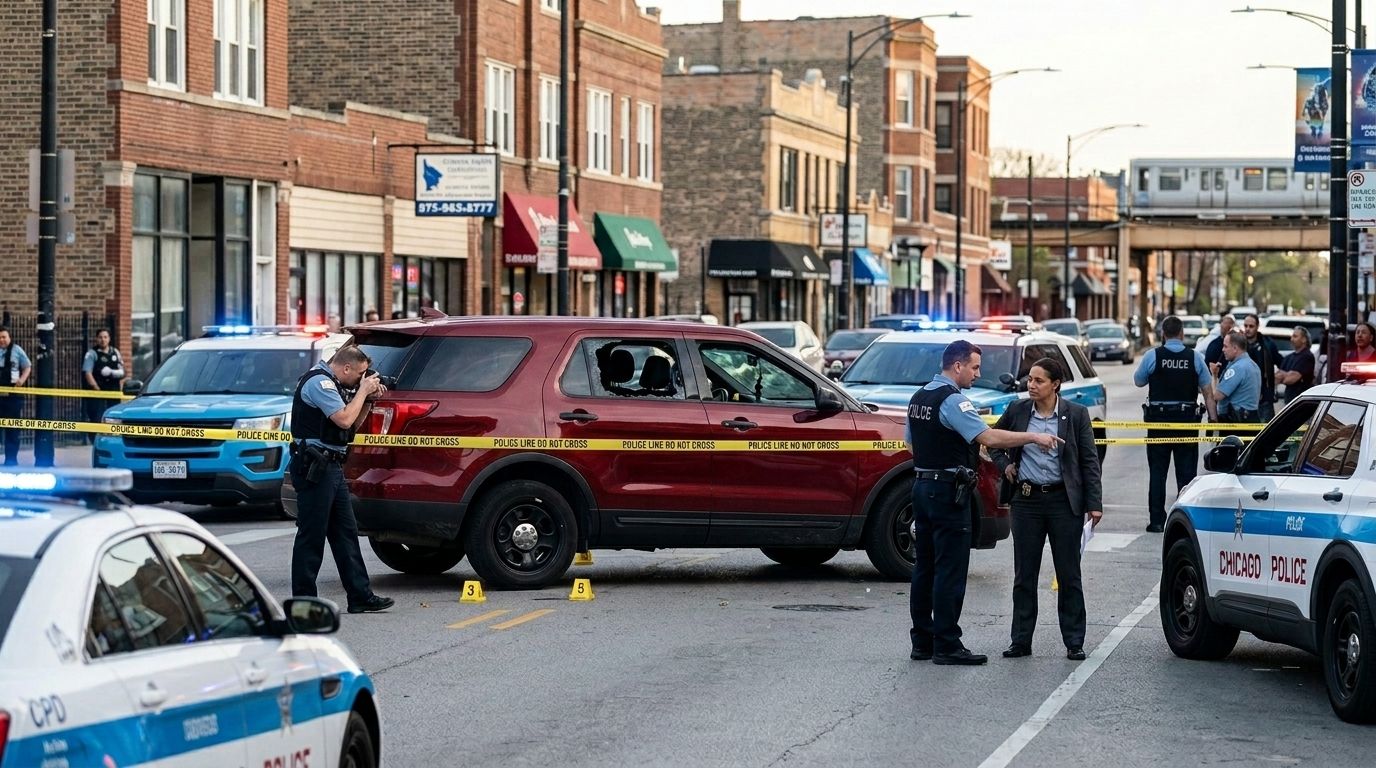 12 Shot After SUV Opens Fire on Crowd in Chicago