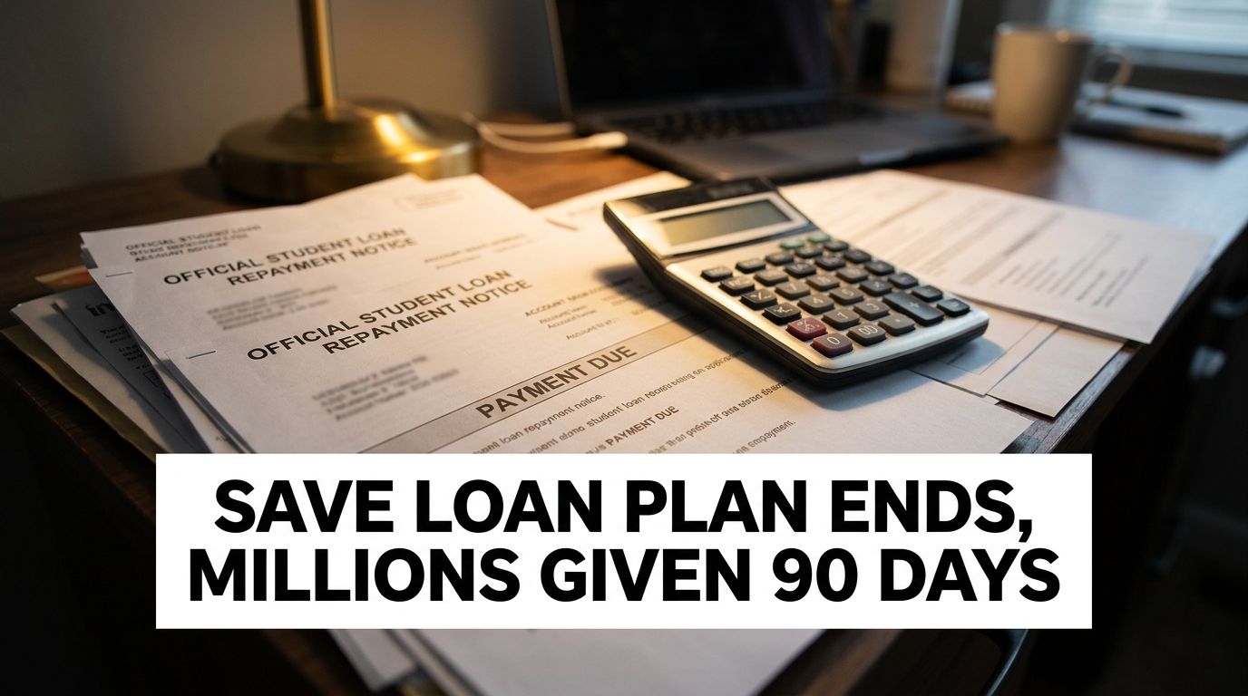 SAVE Student Loan Plan Ends, Millions Given 90 Days