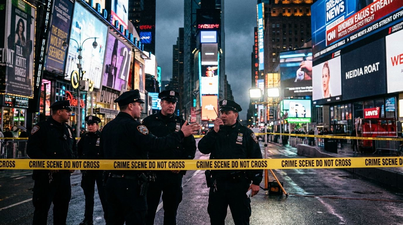 NYPD Seeks Two Men in Times Square Knicks Parade Shooting