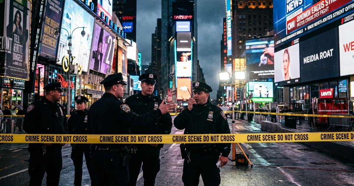NYPD releases surveillance images of two suspects in the Times Square shooting that injured a 17-year-old during Knicks championship celebrations on June 14 2026.