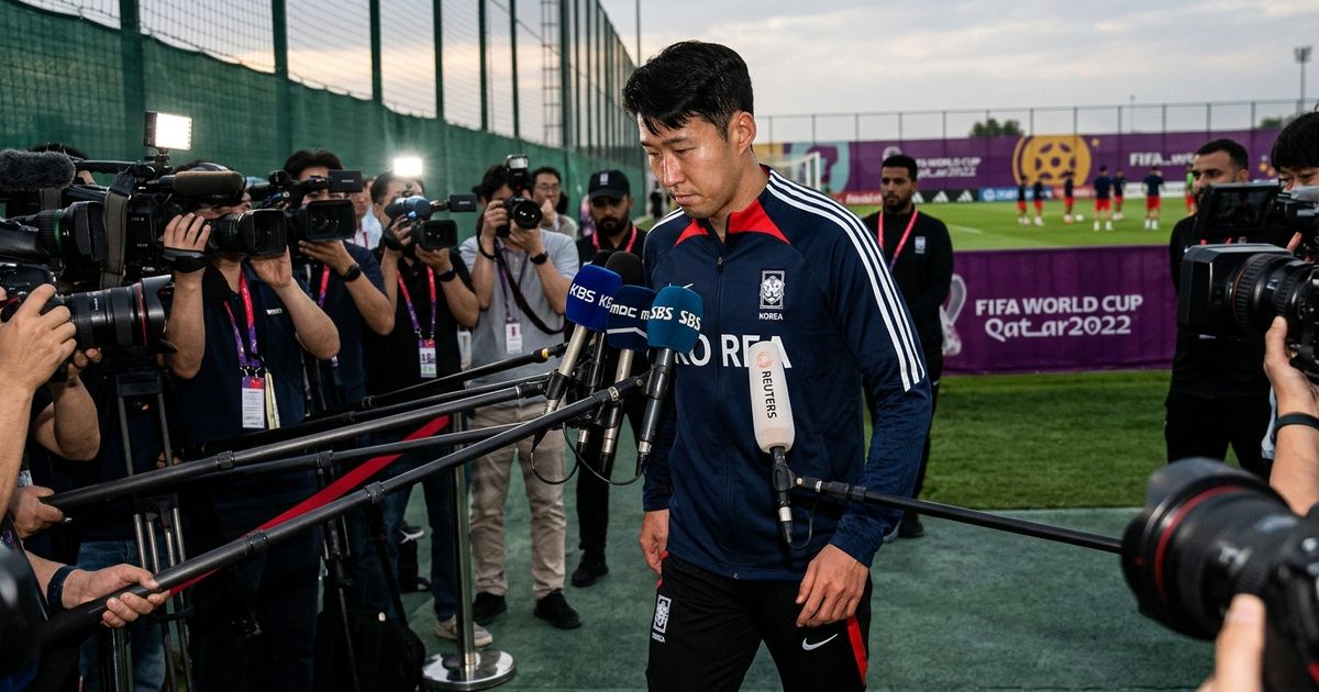 Son Heung-min and South Korea's national team boycott media duties at the 2026 World Cup after leaked footage showed journalists mocking his military service exemption.