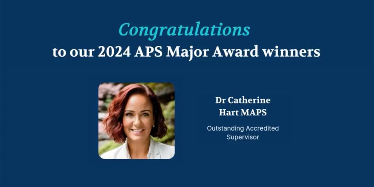2024 APS Major Awards Winner