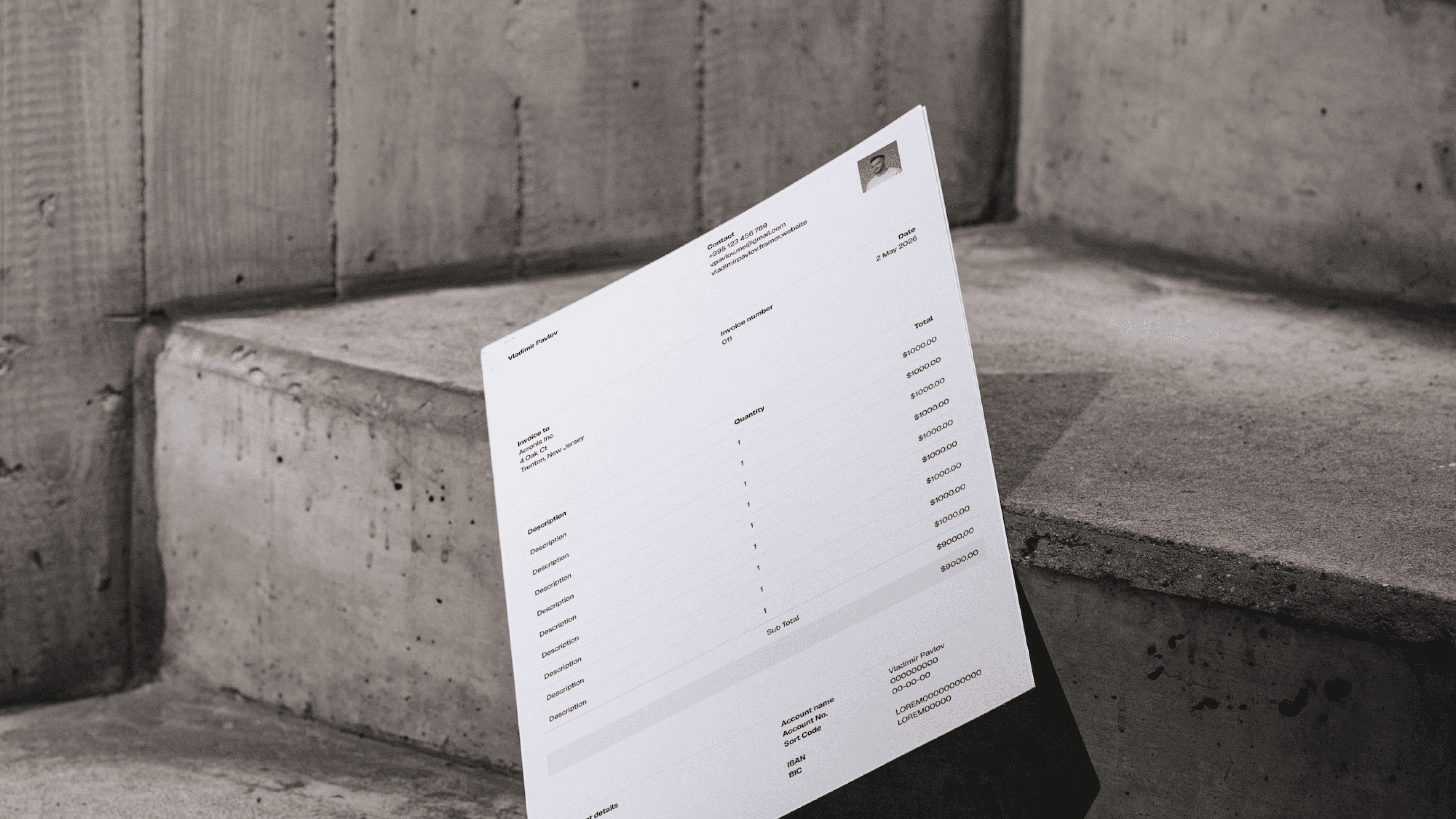 Freelance Invoice Template image 1