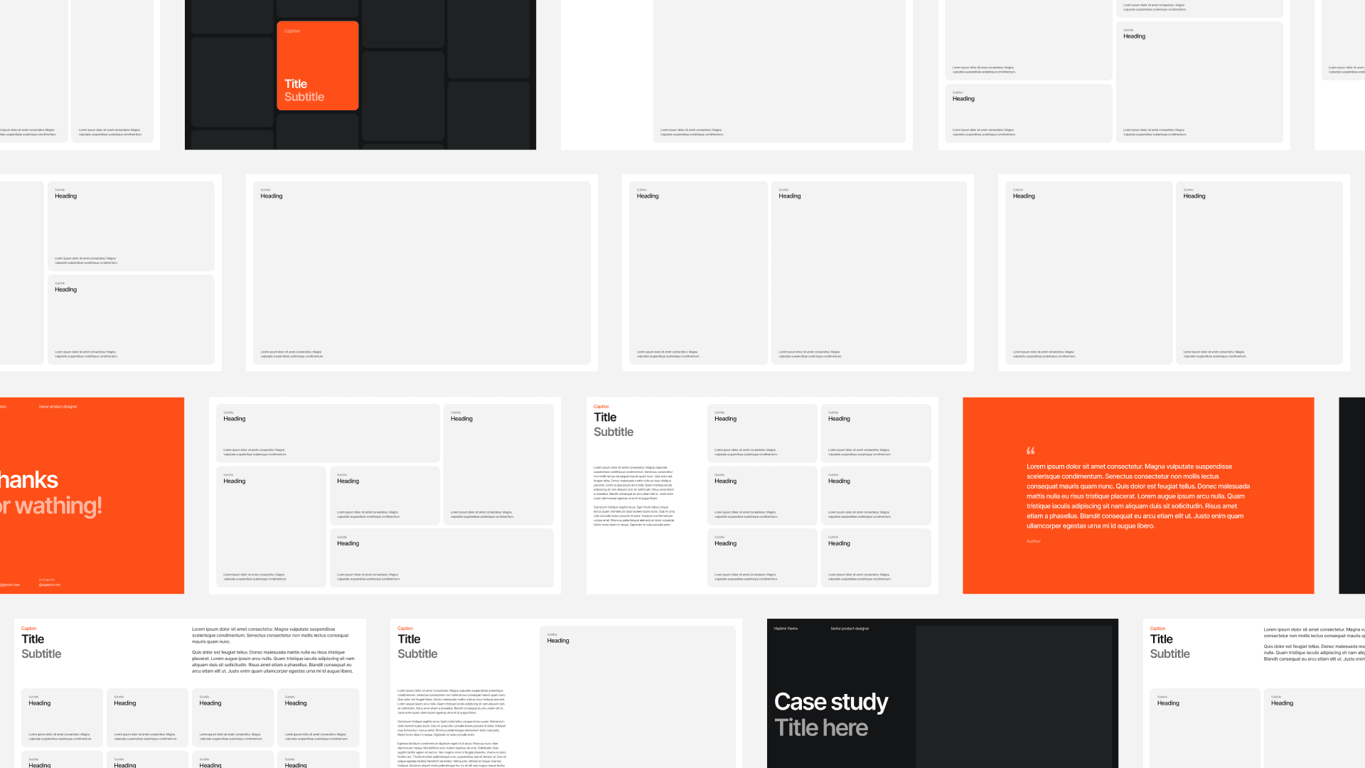 Presentation template