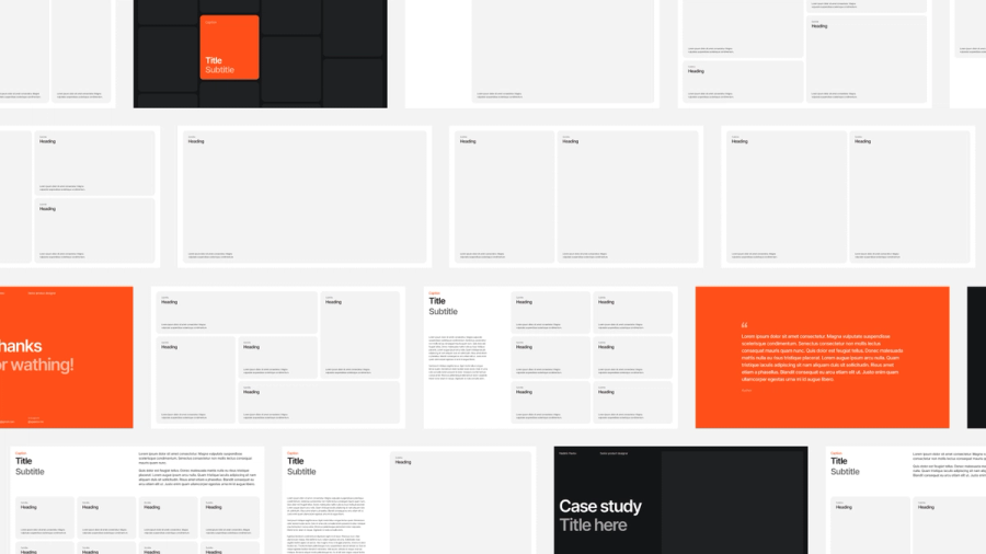 Presentation template