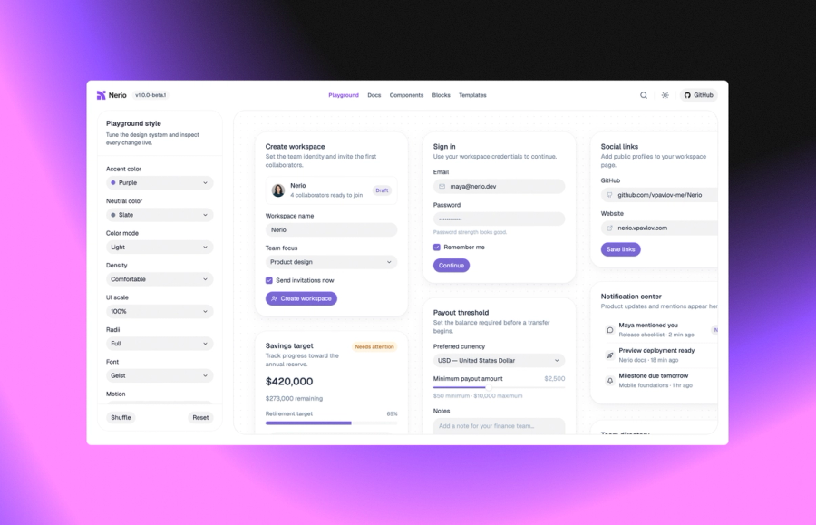 Nerio – Open source Design System