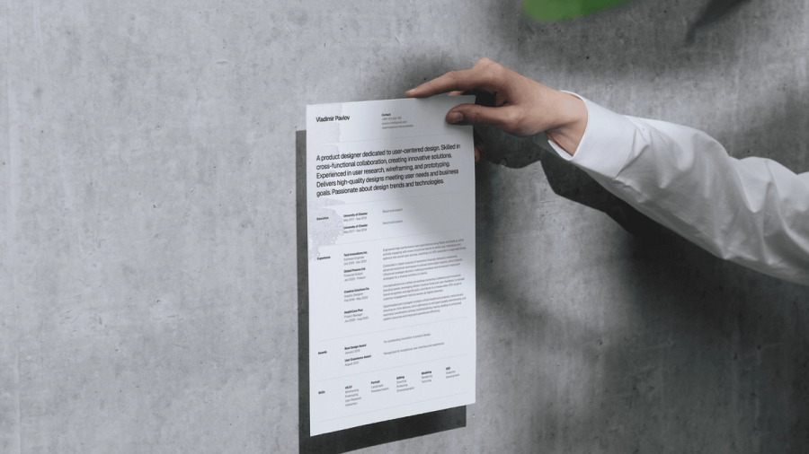 Resume Template for Designers