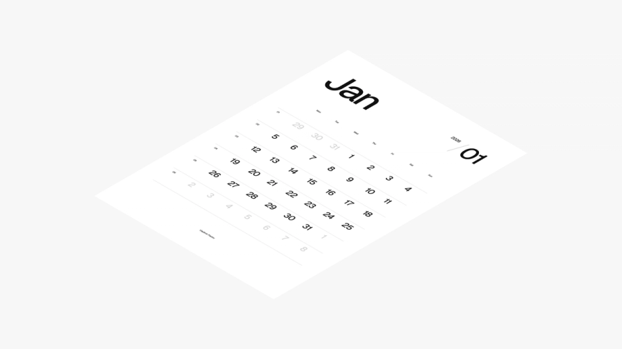 Minimal Calendar