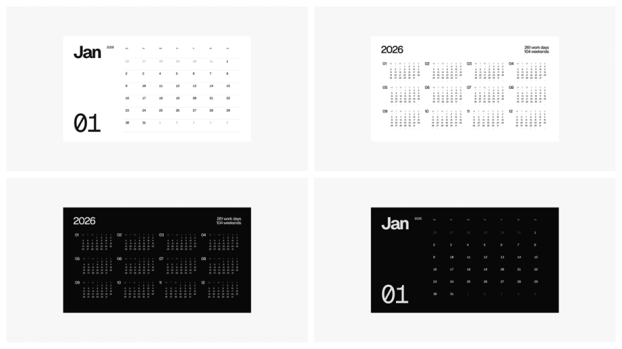 Minimal Calendar