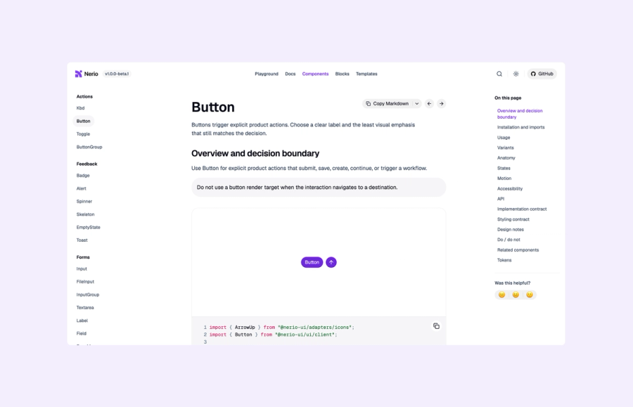 Nerio – Open source Design System