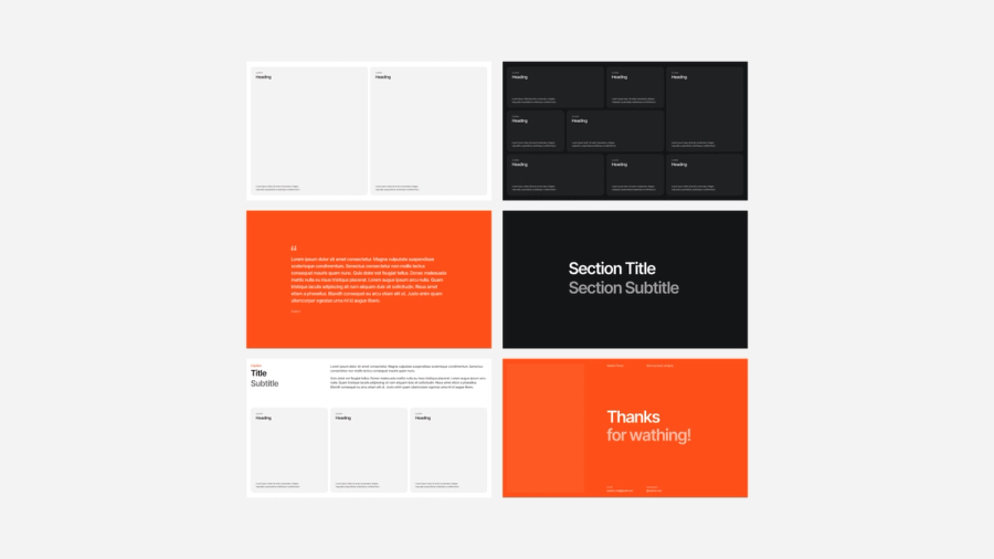 Presentation template