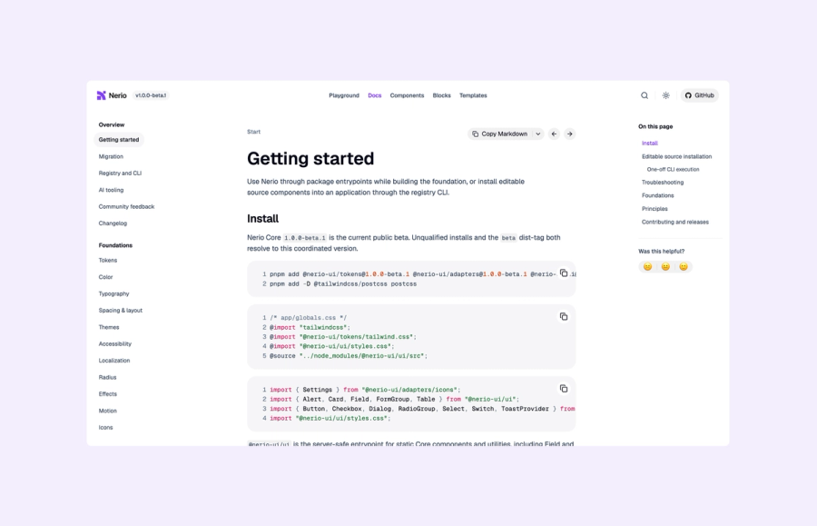 Nerio – Open source Design System