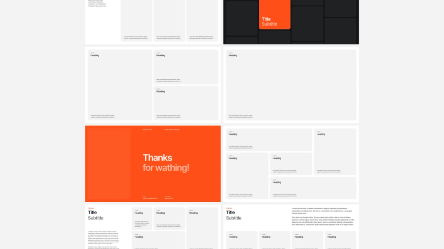 Presentation template
