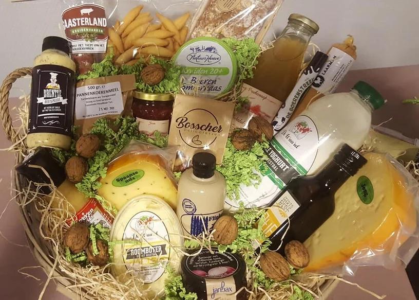 Cadeaupakket met streekproducten