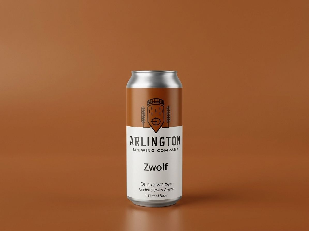Can of Zwolf with light brown background
